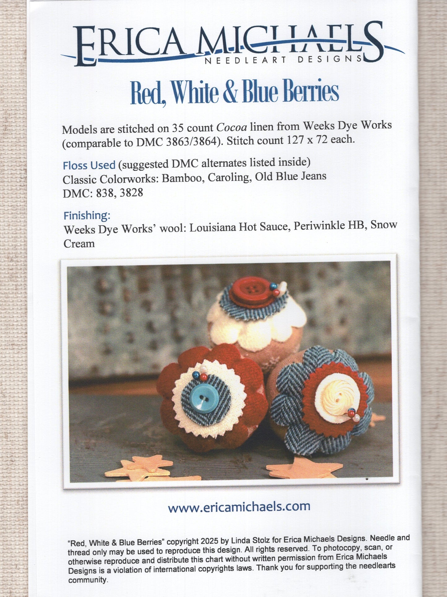 Red White & Blue Berries