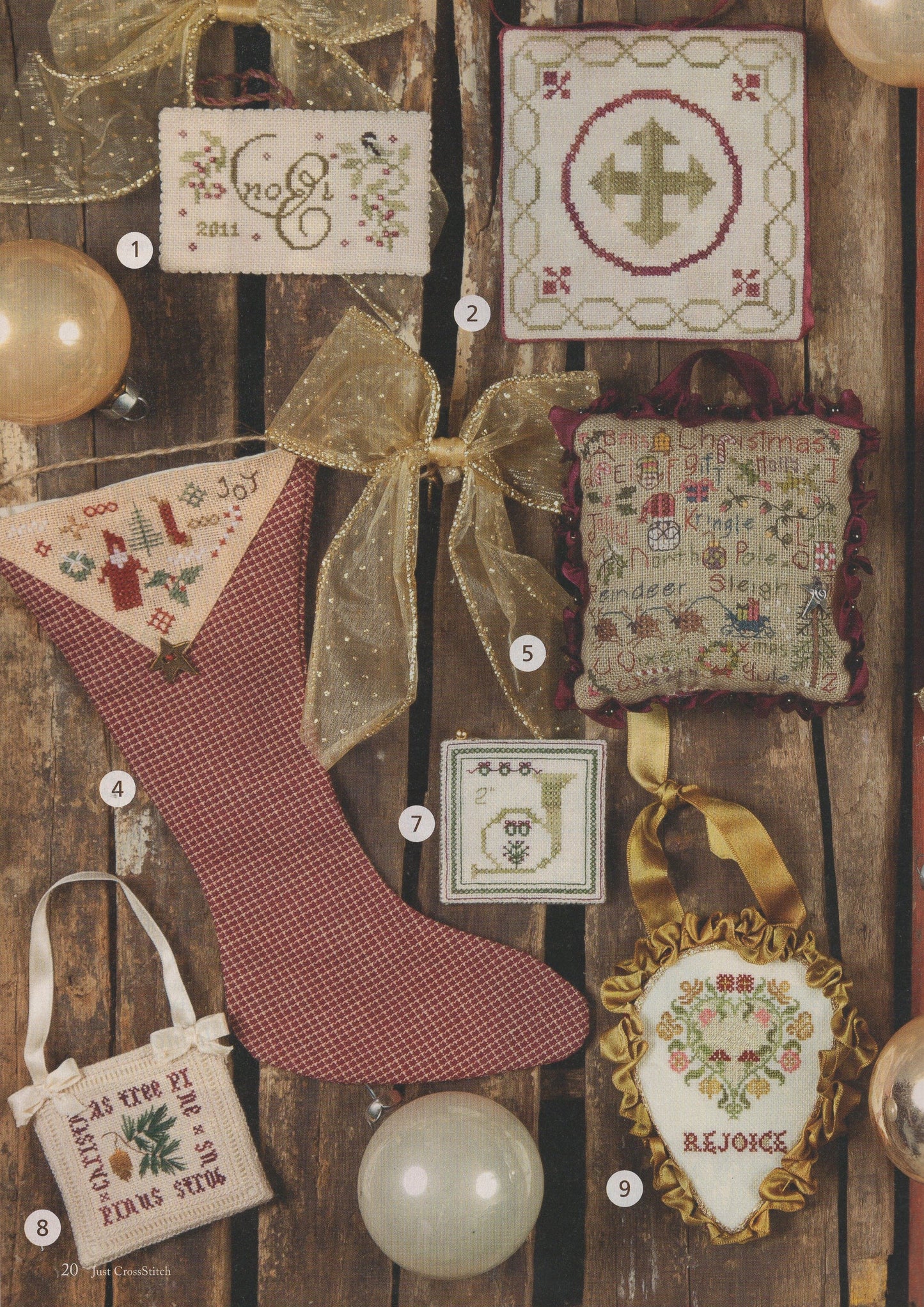 Just Cross Stitch, Volume 29, Number 6, Christmas 2011
