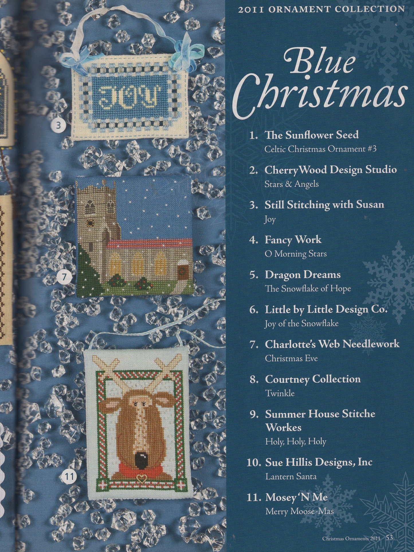 Just Cross Stitch, Volume 29, Number 6, Christmas 2011