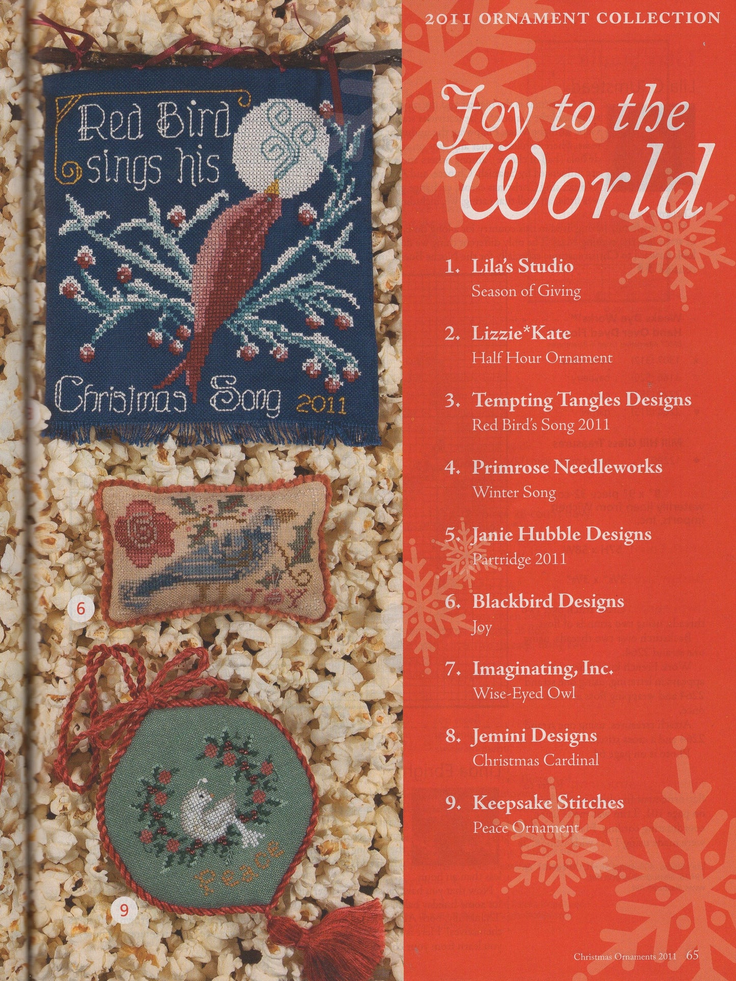 Just Cross Stitch, Volume 29, Number 6, Christmas 2011
