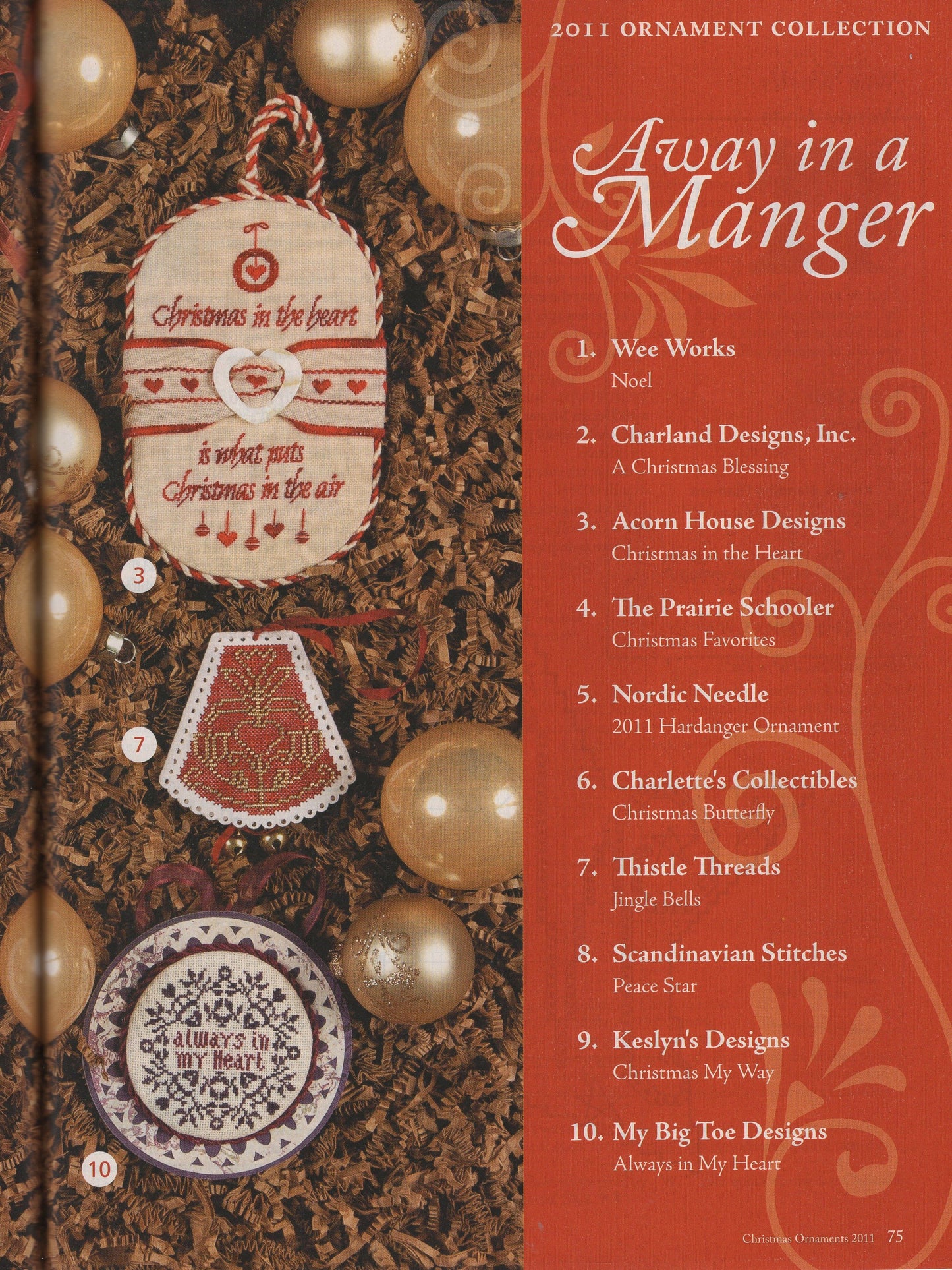 Just Cross Stitch, Volume 29, Number 6, Christmas 2011