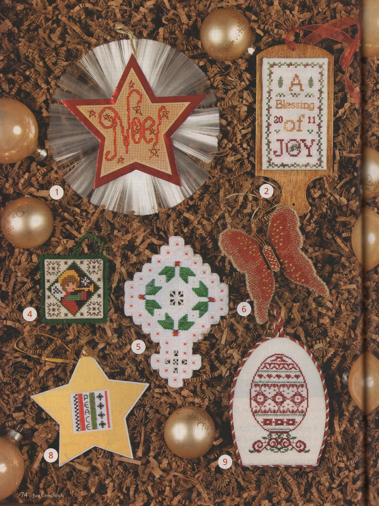 Just Cross Stitch, Volume 29, Number 6, Christmas 2011