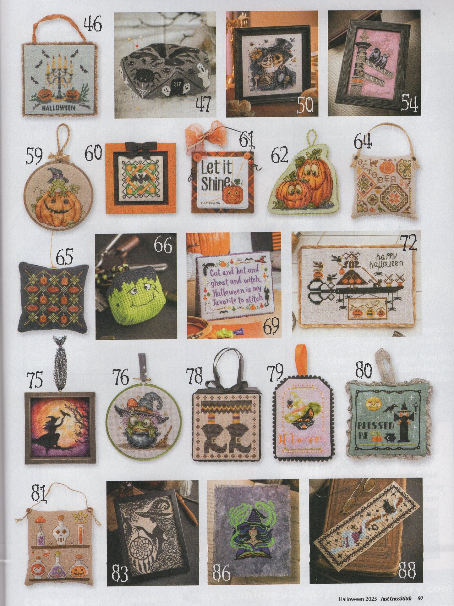 Just Cross Stitch, Volume 43, Number 3, Halloween 2025
