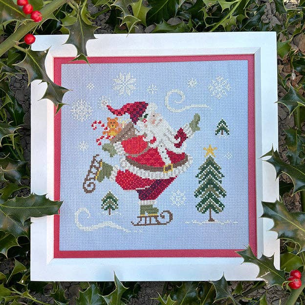 Skating Santa