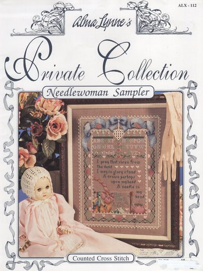 Needlewoman Sampler - ALX-112