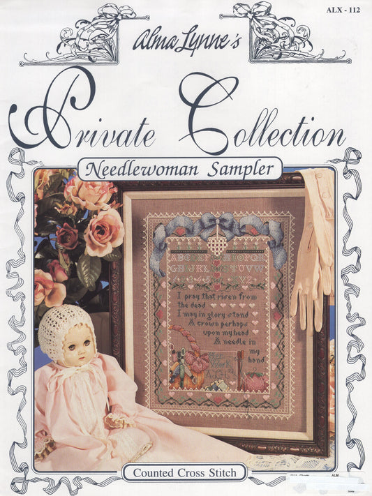 Needlewoman Sampler - ALX-112