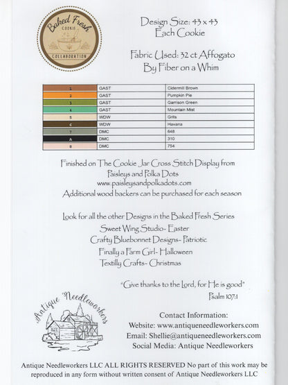 Baked Fresh: Thanksgiving Cookies