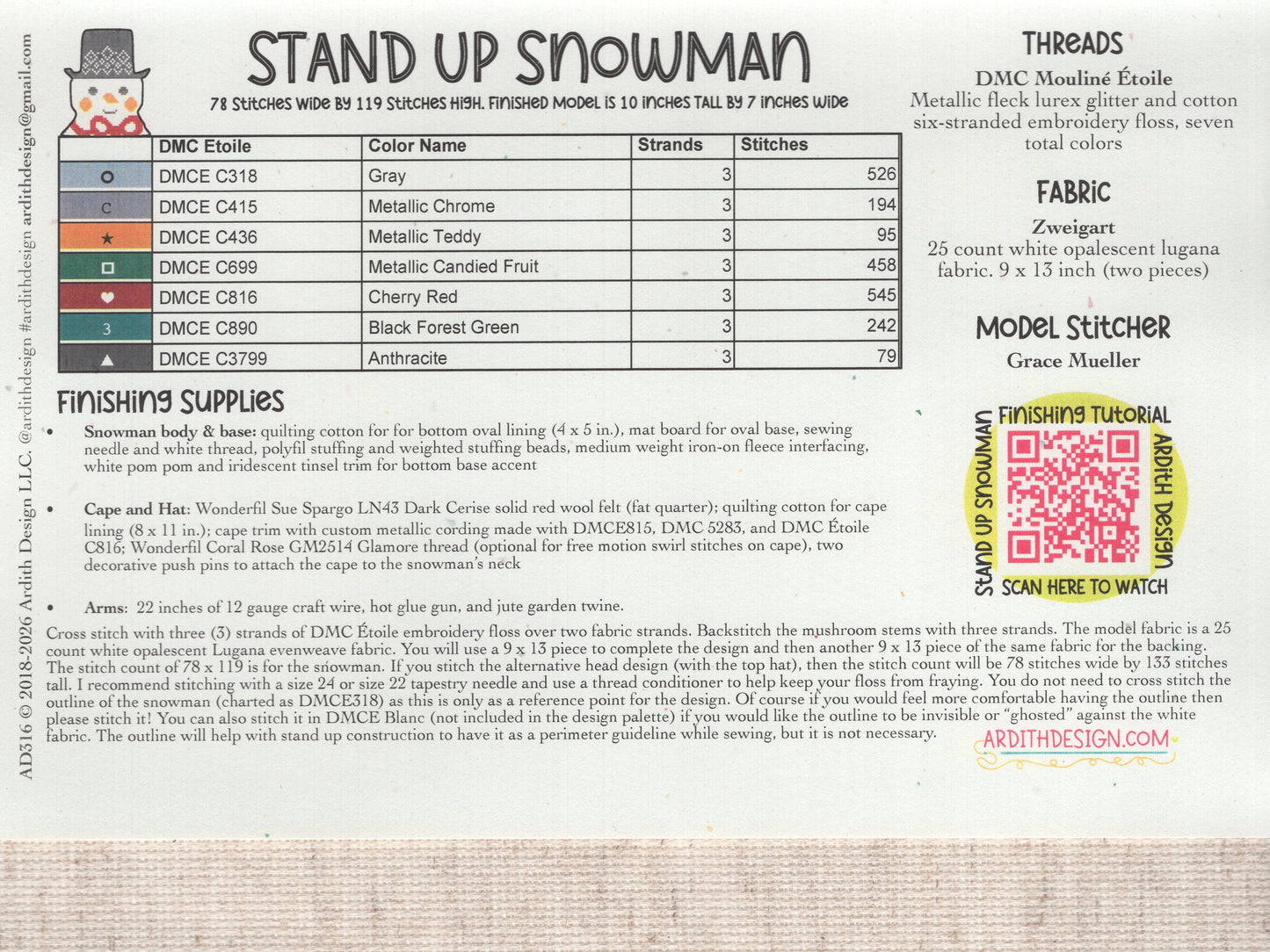 Stand Up Snowman