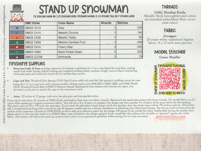 Stand Up Snowman
