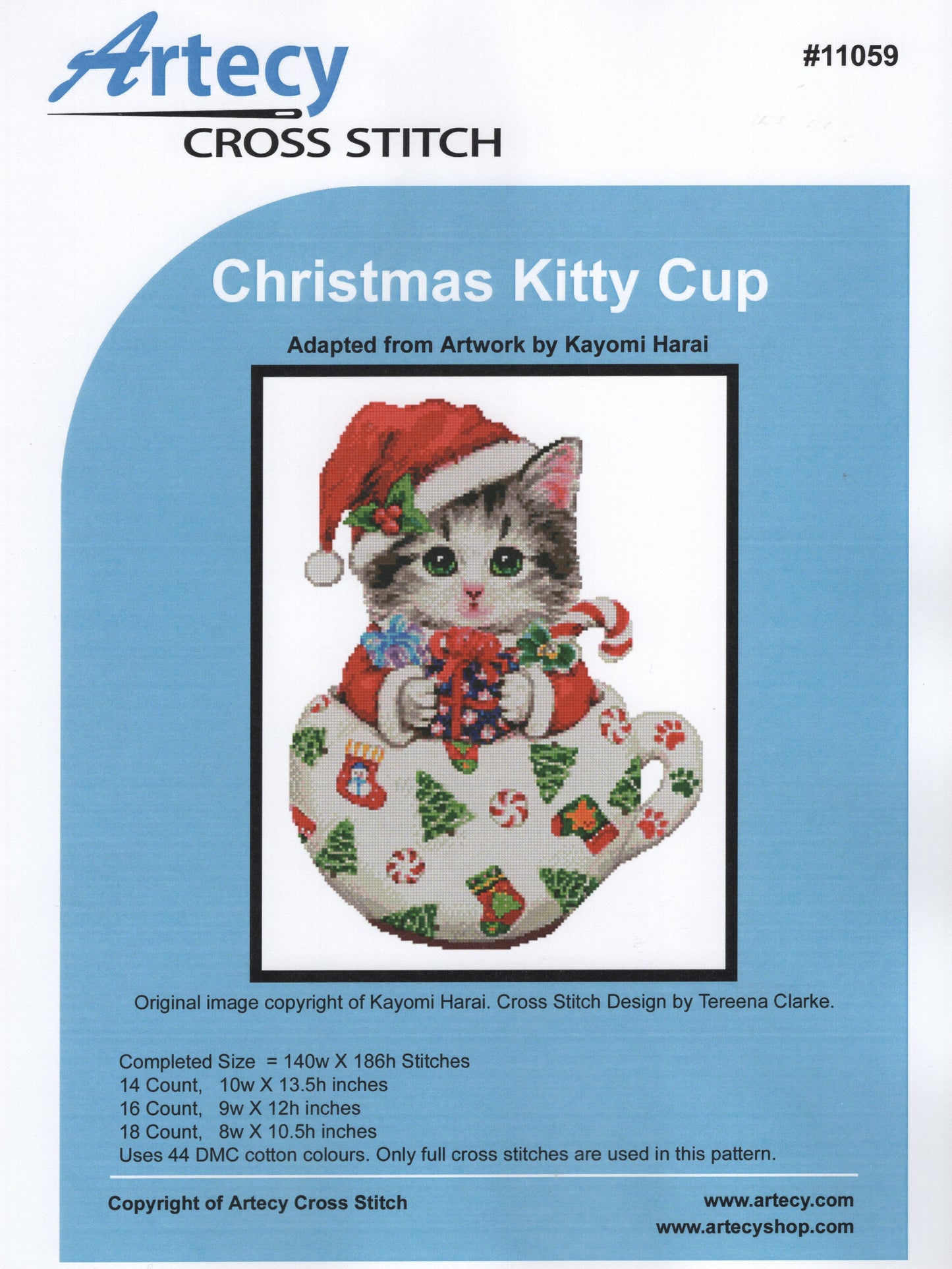 Christmas Kitty Cup - #11059