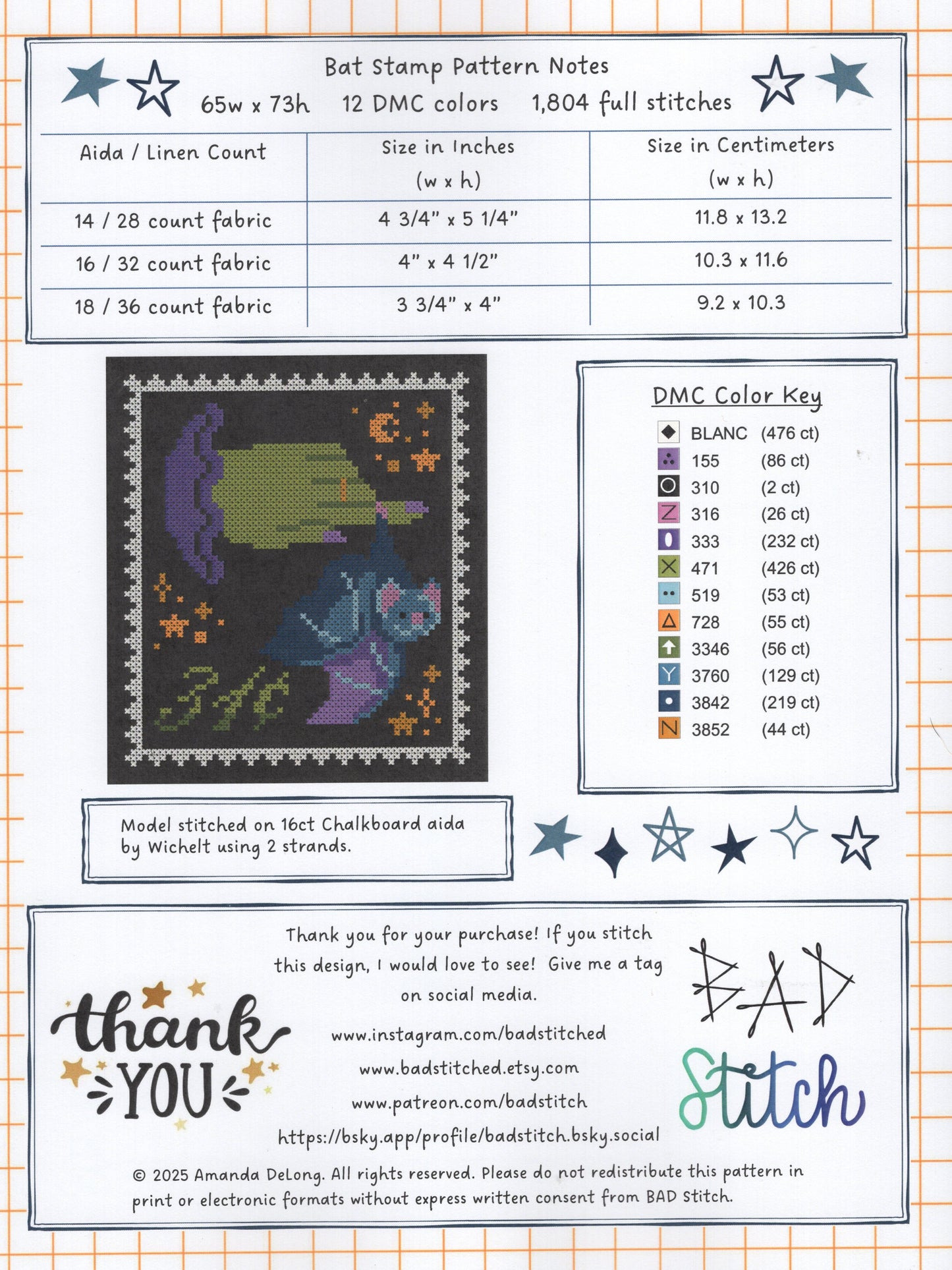 Bat Stamp