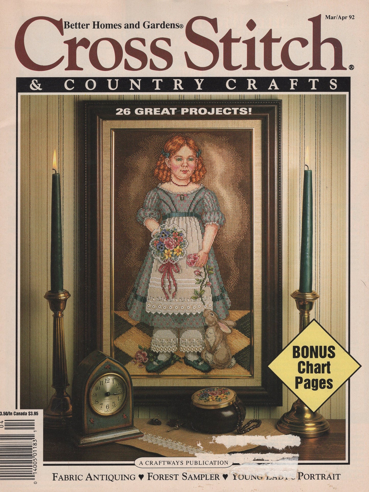 Cross Stitch & Country Crafts, Mar/Apr '92