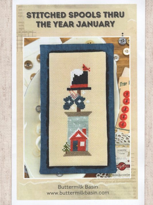 Stitched Spools Thru The Year January