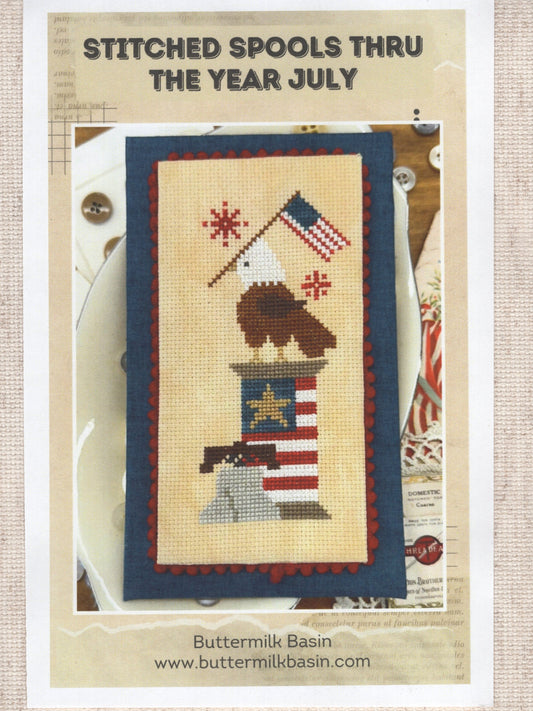 Stitched Spools Thru The Year July