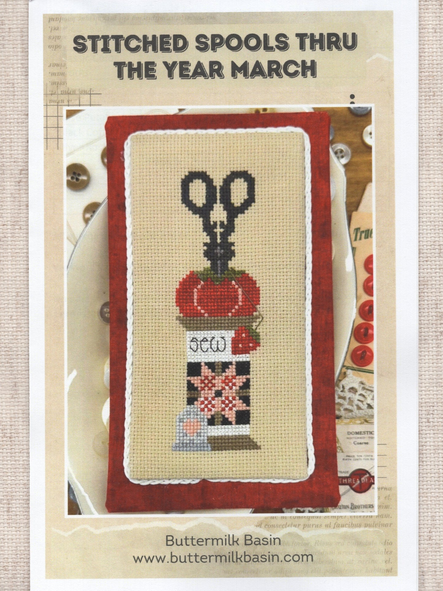 Stitched Spools Thru The Year March