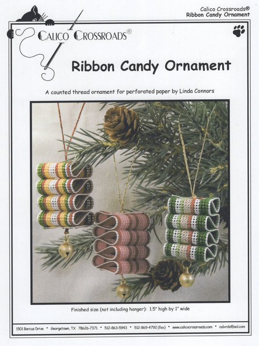 Ribbon Candy Ornament