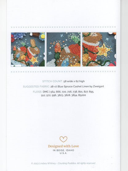Rabbit's Bright Winter Night Ornament