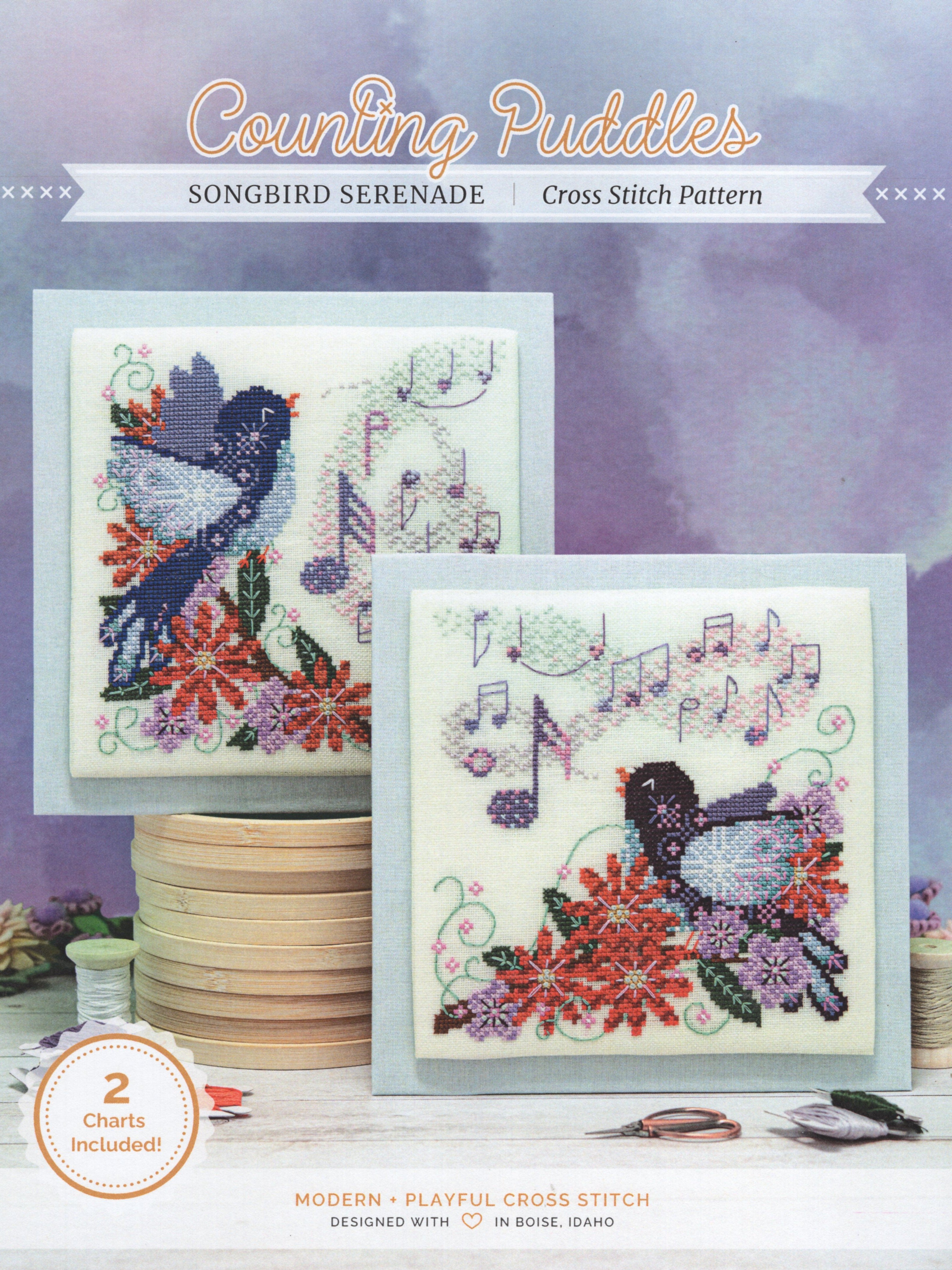 Songbird Serenade - 2 charts included – Peach State Cross Stitch