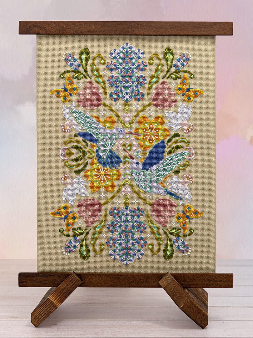 Spring Hummingbird Mandala