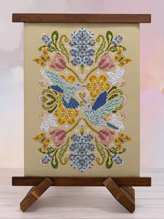 Spring Hummingbird Mandala