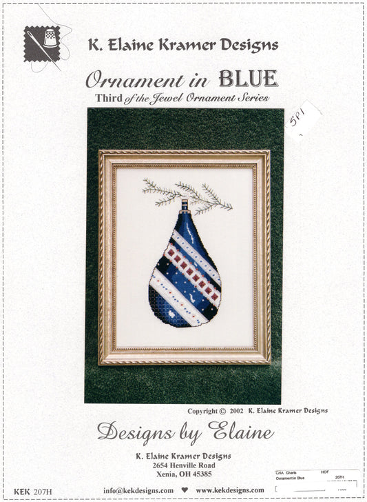 Ornament in Blue - KEK 207H