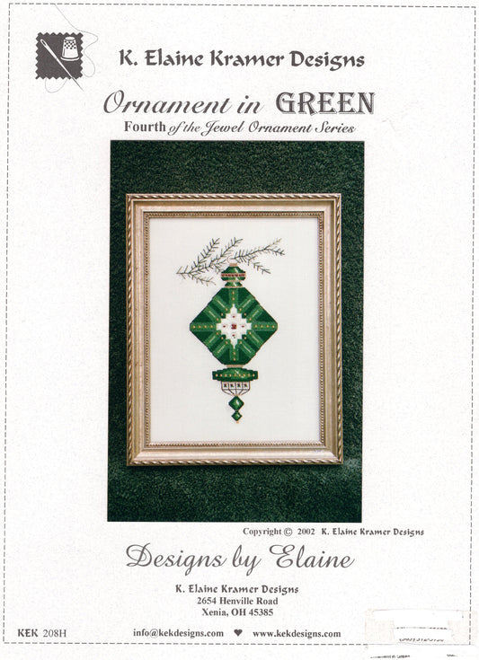 Ornament in Green - KEK208H
