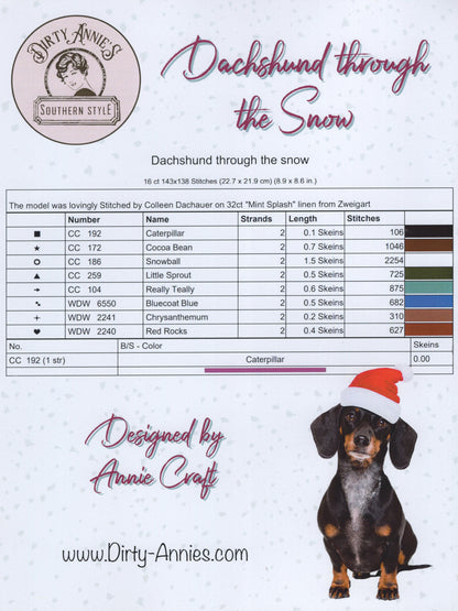Dachshund Through The Snow