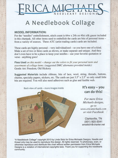 A Needlebook Collage