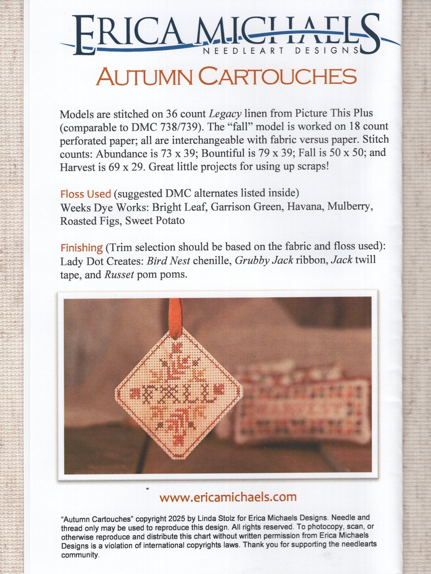 Autumn Cartouches