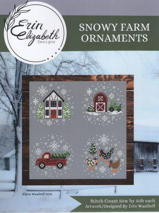Snowy Farm Ornaments