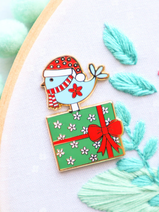 Christmas birdie needle minder