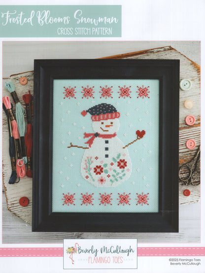 Frosted Blooms Snowman