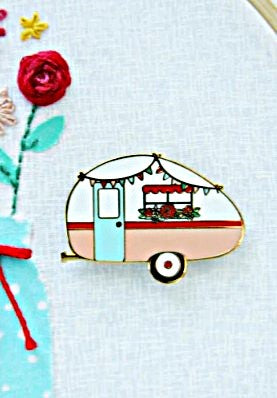 vintage camper needle minder