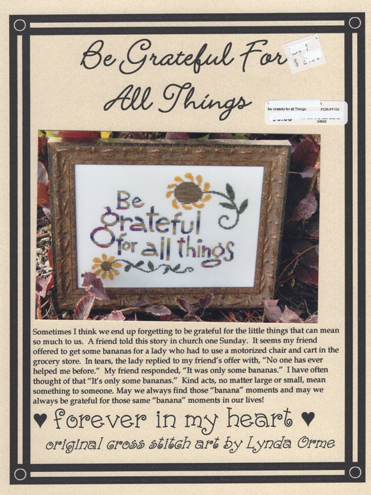 Be Grateful For All Things - FF-131