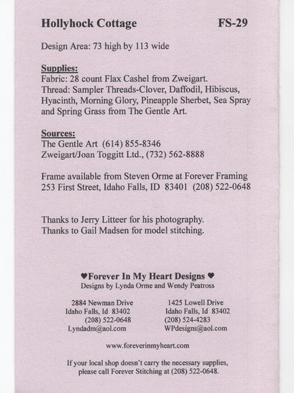 Hollyhock Cottage- FS-29