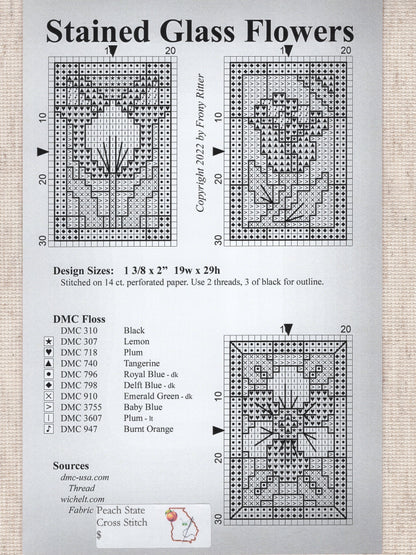 Stained Glass Flowers - SPS#9