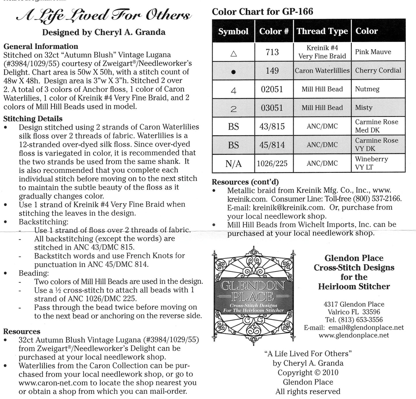 A Life Lived For Others - GP-166