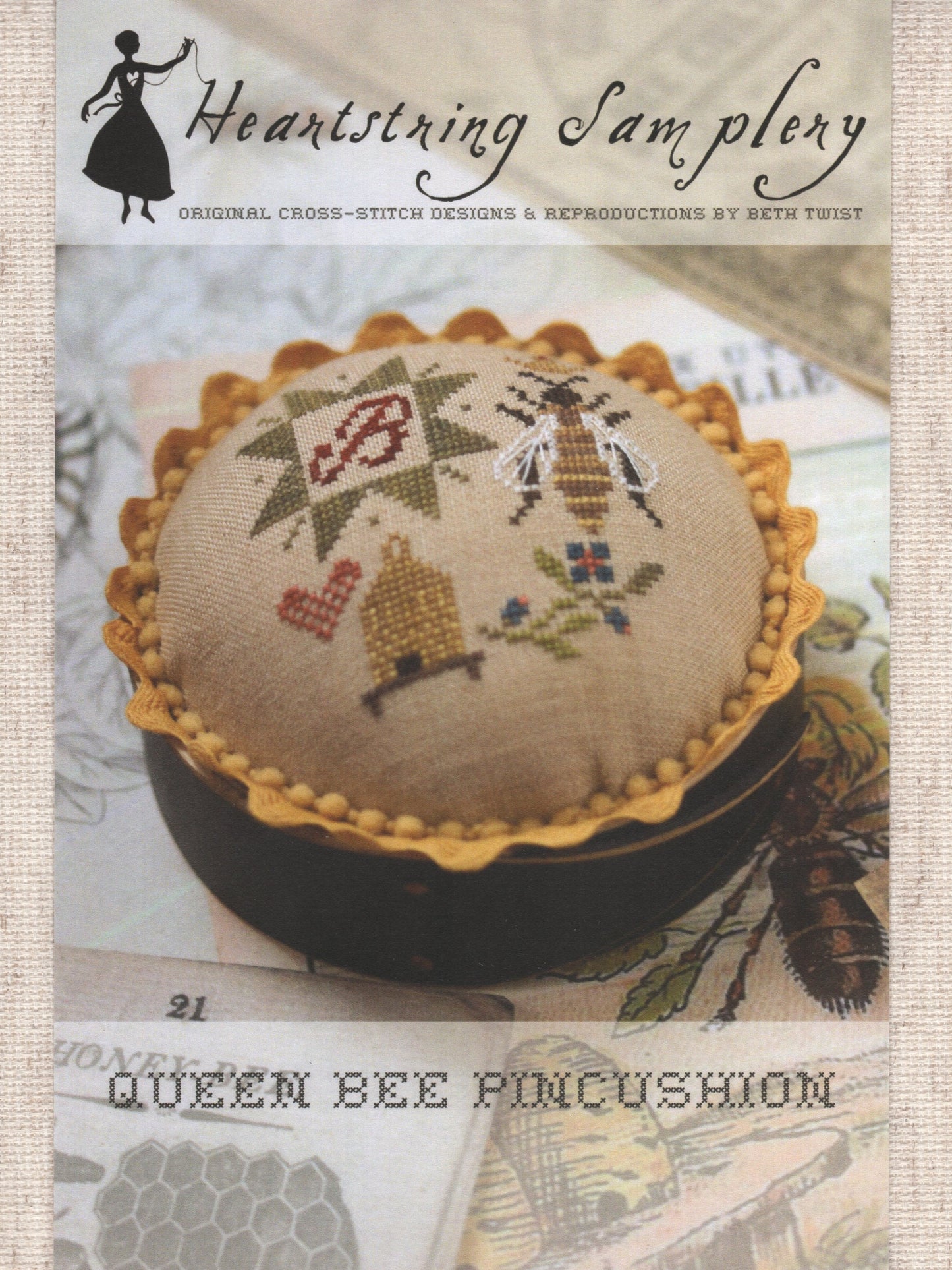Queen Bee pincushion