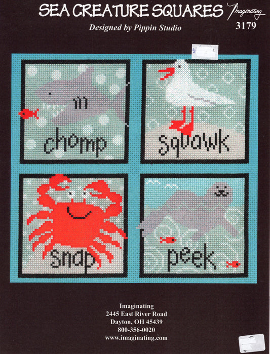 Sea Creature Squares - #3179