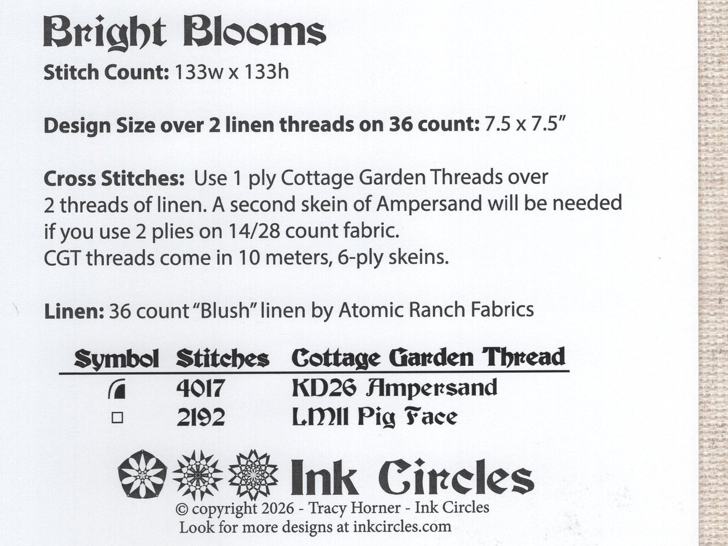 Bright Blooms - M119