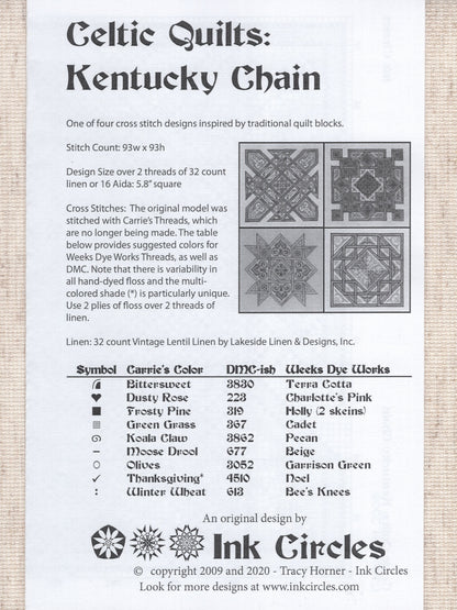 Celtic Quilts: Kentucky Chain - C13