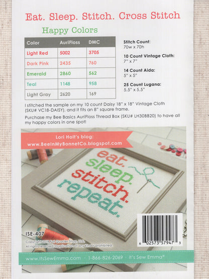 Eat. Sleep. Stitch. - ISE-407