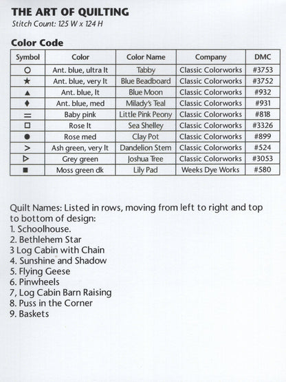 The Art of Quilting - #469