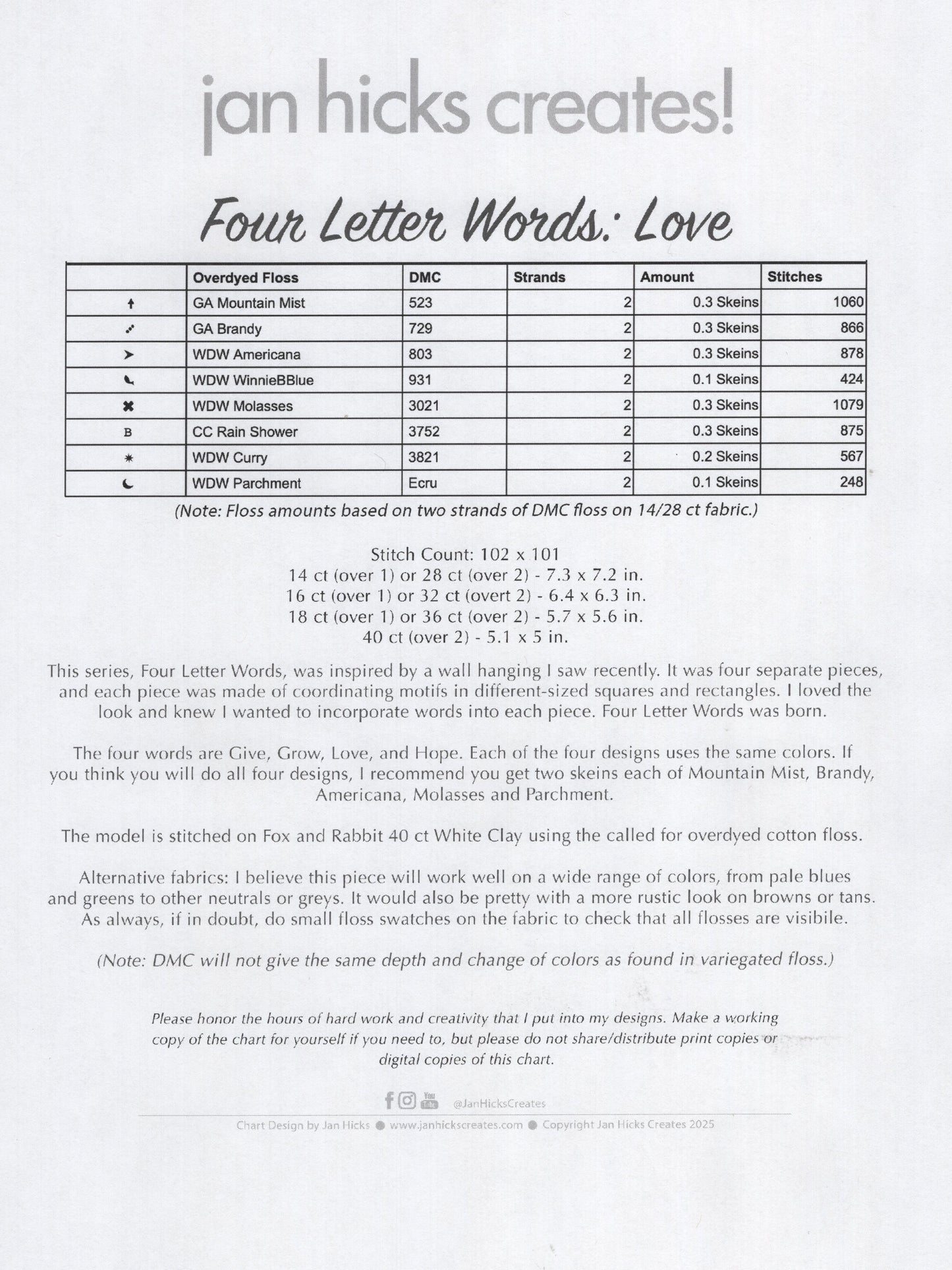 Four Letter Words: Love