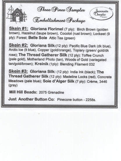 Three Pines Sampler - PFF kit