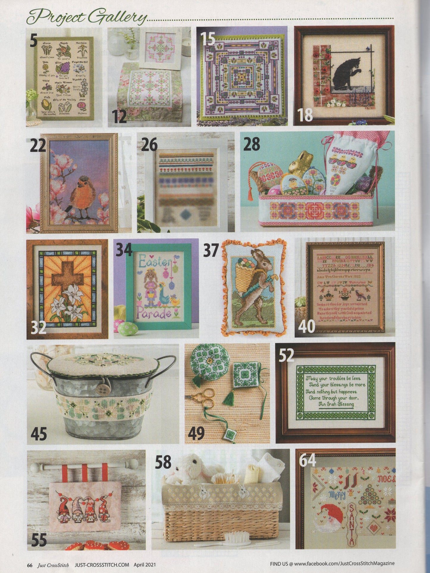 Just Cross Stitch, Volume 39, Number 2, April 2021