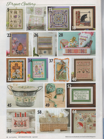 Just Cross Stitch, Volume 39, Number 2, April 2021