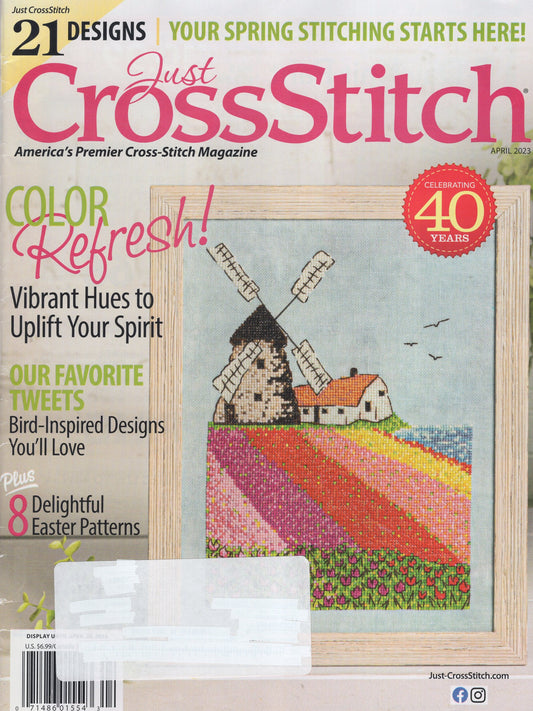 Just Cross Stitch, Volume 41, Number 2, April 2023