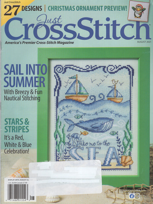 Just Cross Stitch, Volume 39, Number 4, August 2021