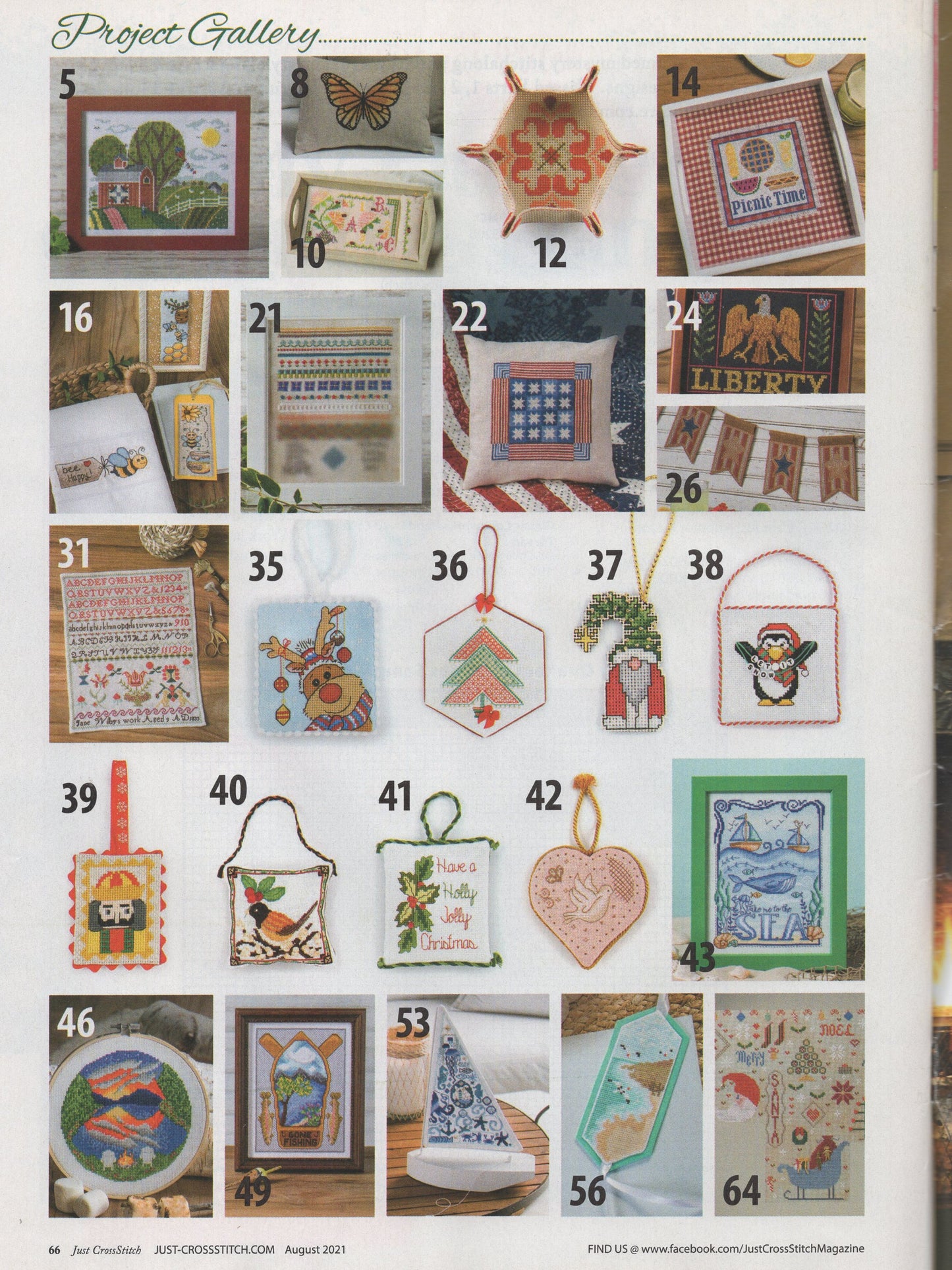 Just Cross Stitch, Volume 39, Number 4, August 2021